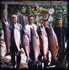 Salmon fishing guides and charters