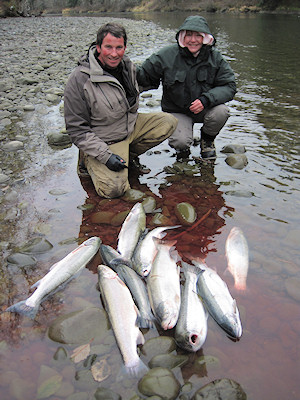 Bogachiel River, Washington hatchery steelhead fishing guides